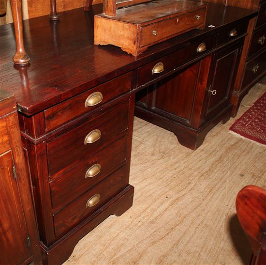 Large pedestal desk